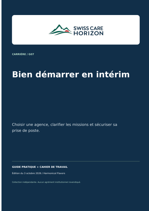 Couverture : Bien démarrer en intérim